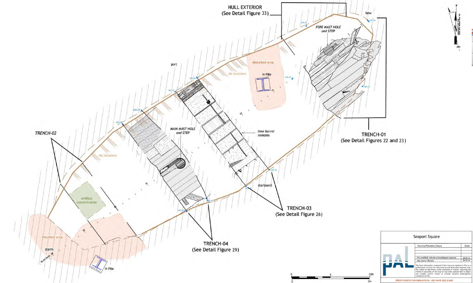 Image for seaport shipwreck plan