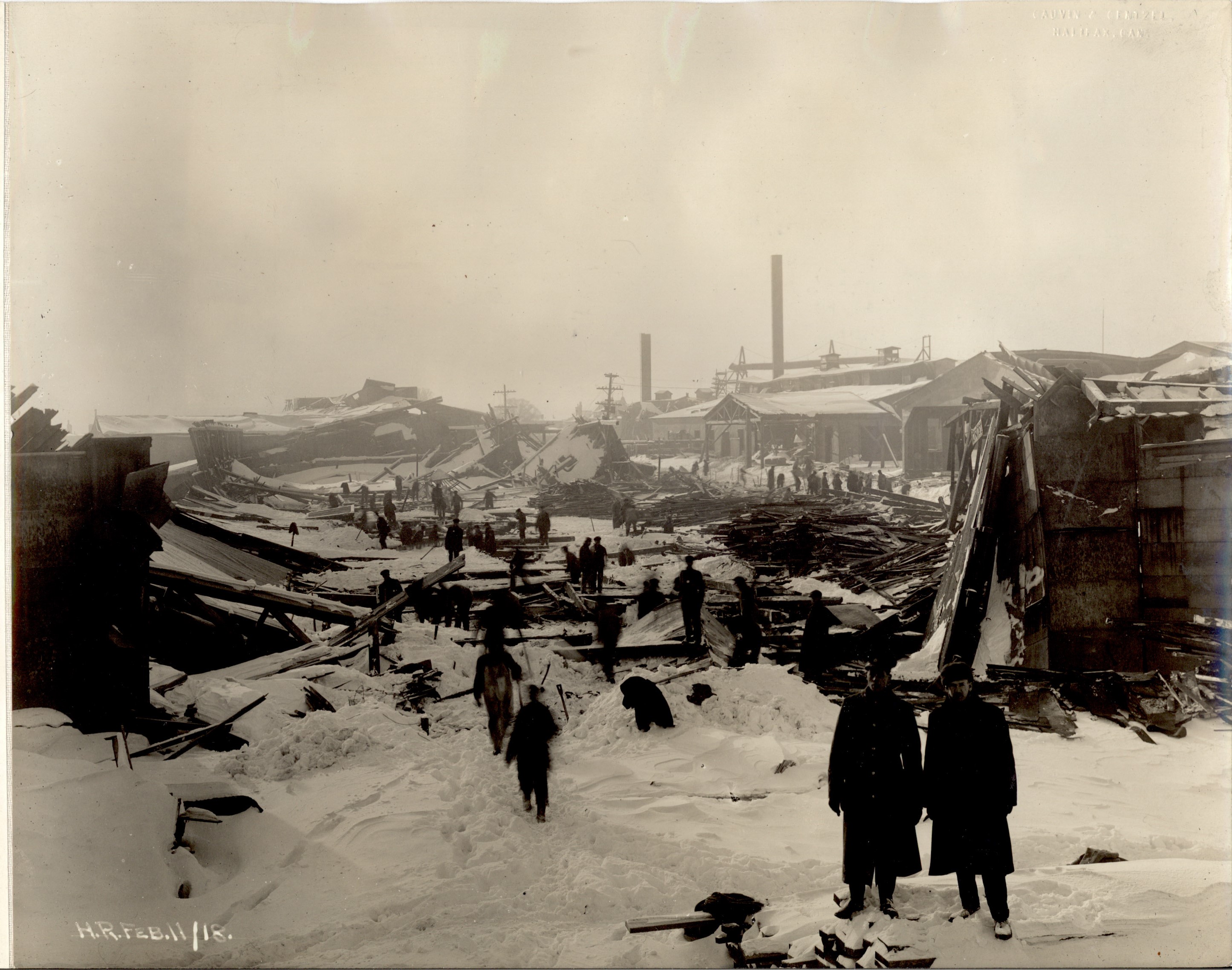 Image for halifax, n s : ruins of car erecting shed