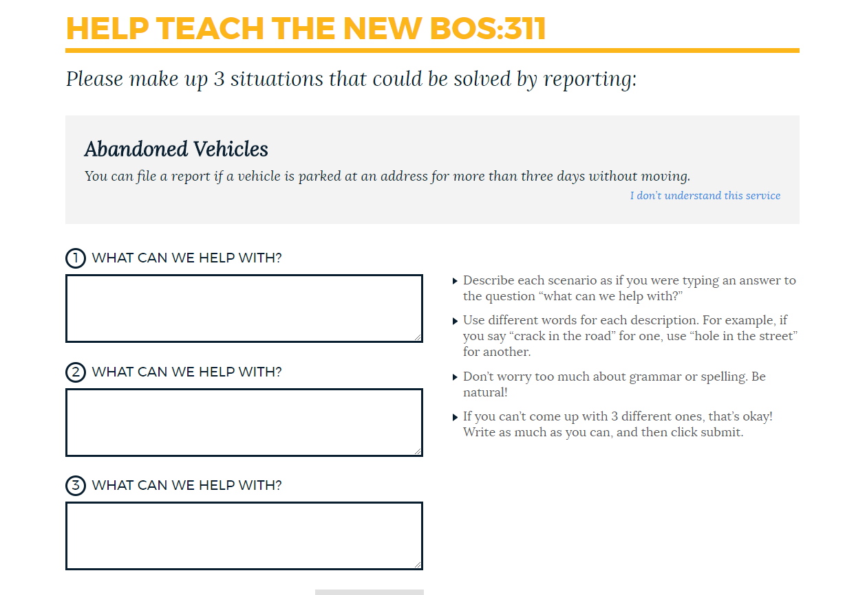 Image for abandoned vehicle case type