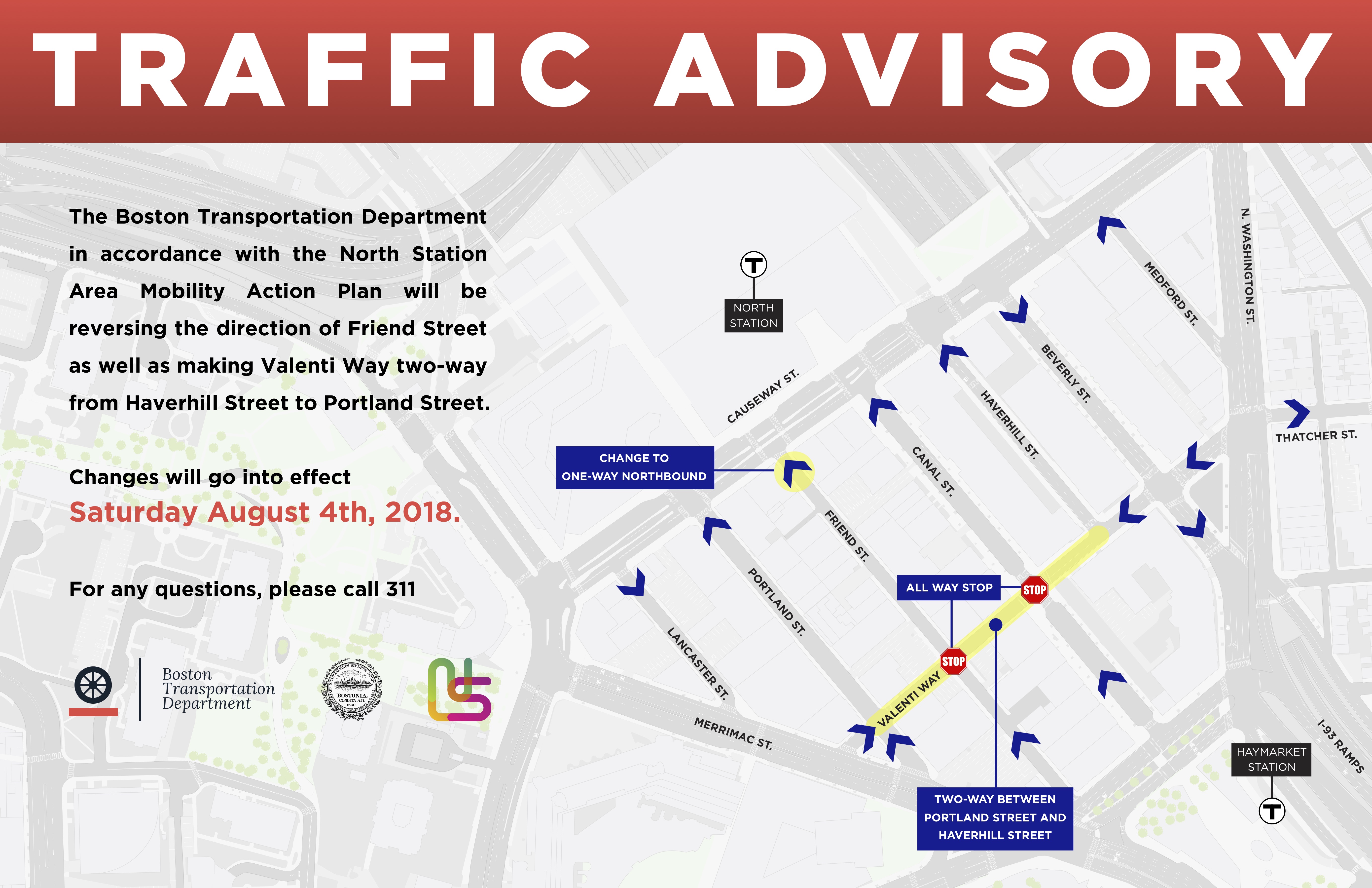 Image for maptrafficcirculationmodificationsnearnorthstationaugust2018