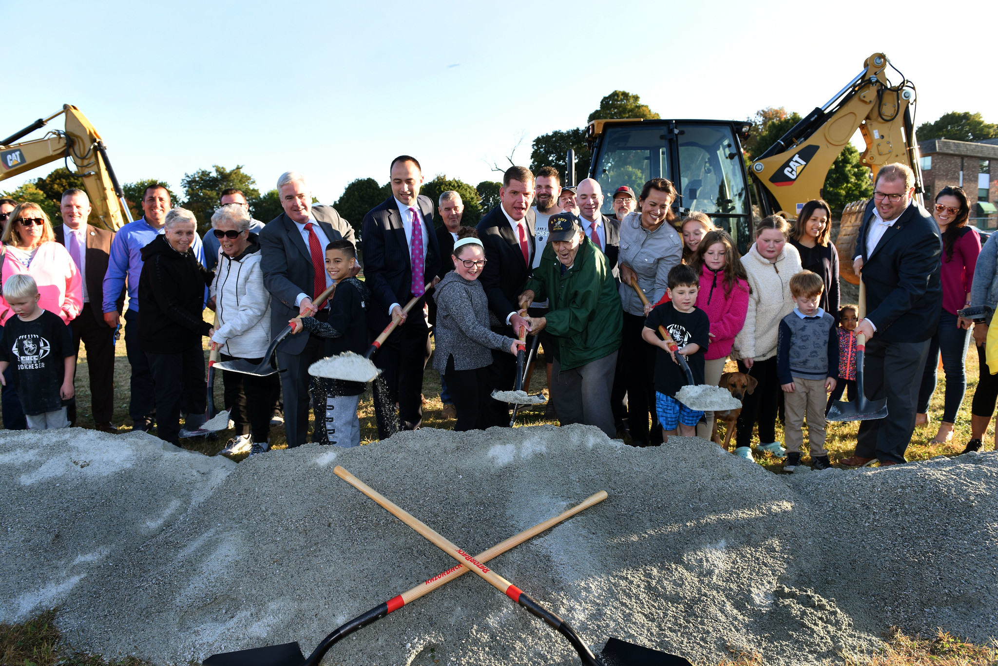 Image for groundbreaking of garvey playground