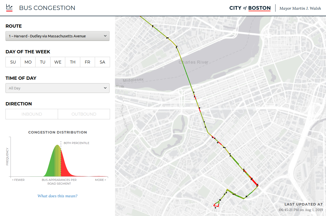 Image for city of boston bus congestion heatmap