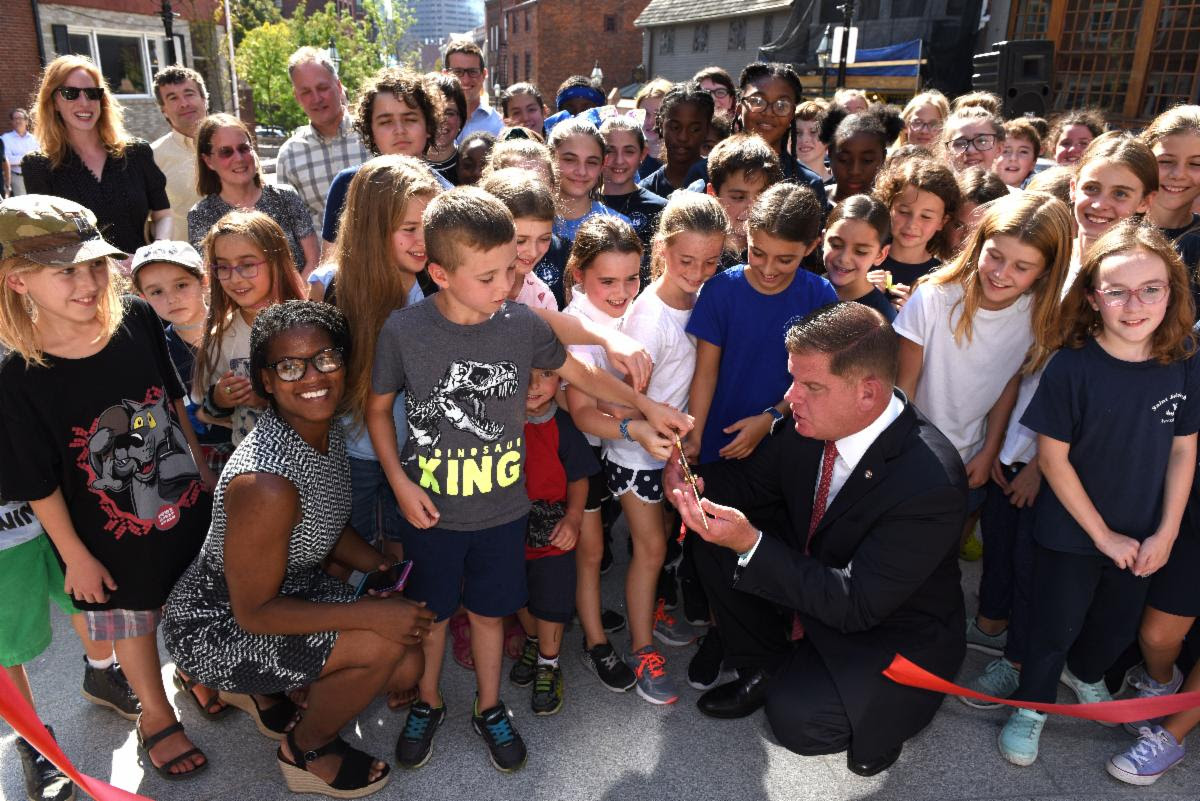 Image for north square ribbon cutting