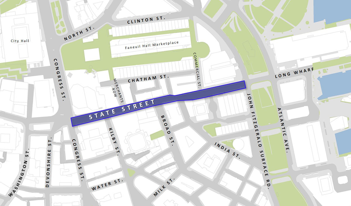 Map of State Street project area