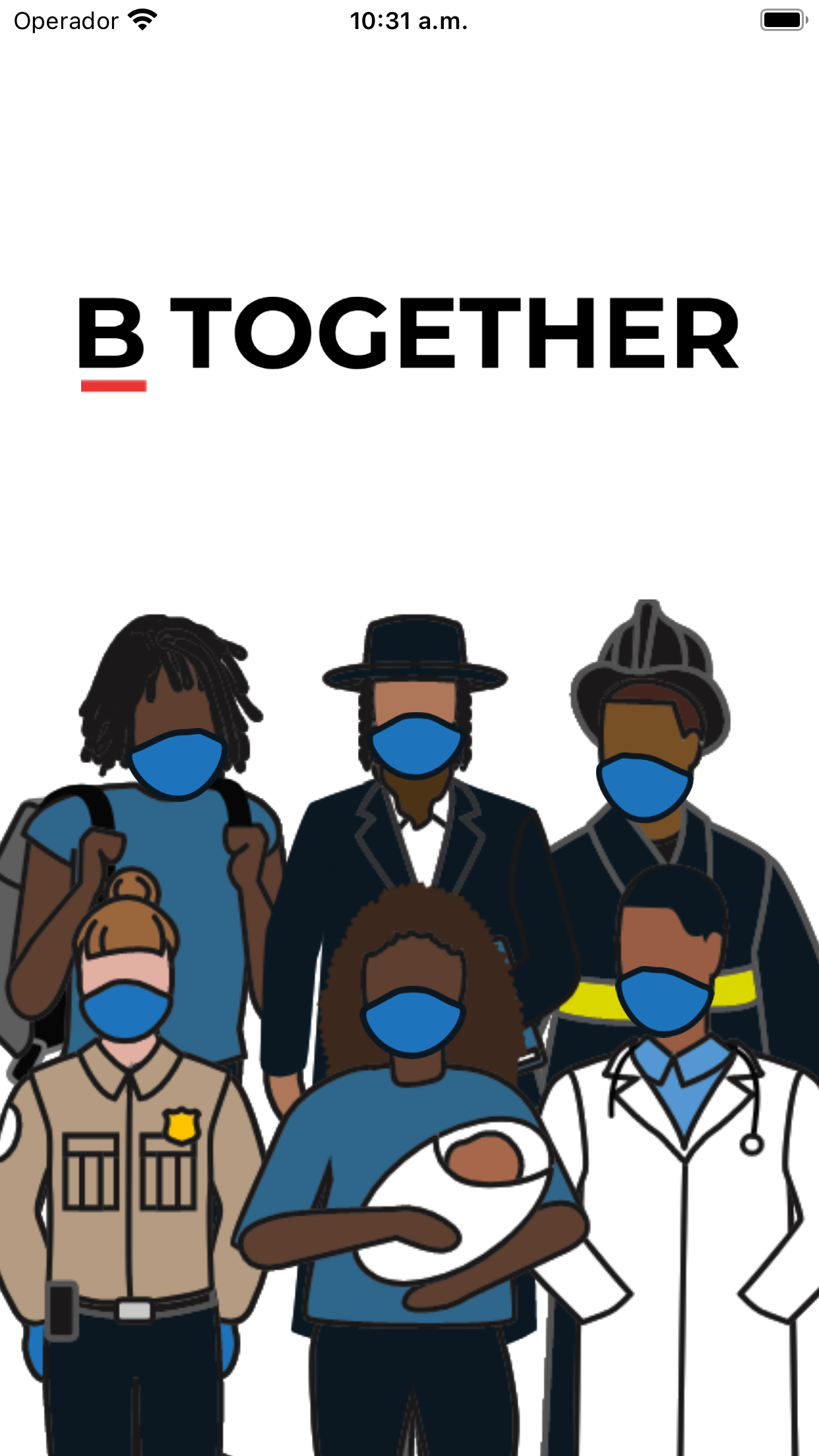 B Together app screenshot