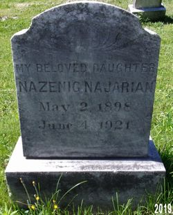 Gravestone for Nazenig Najarian