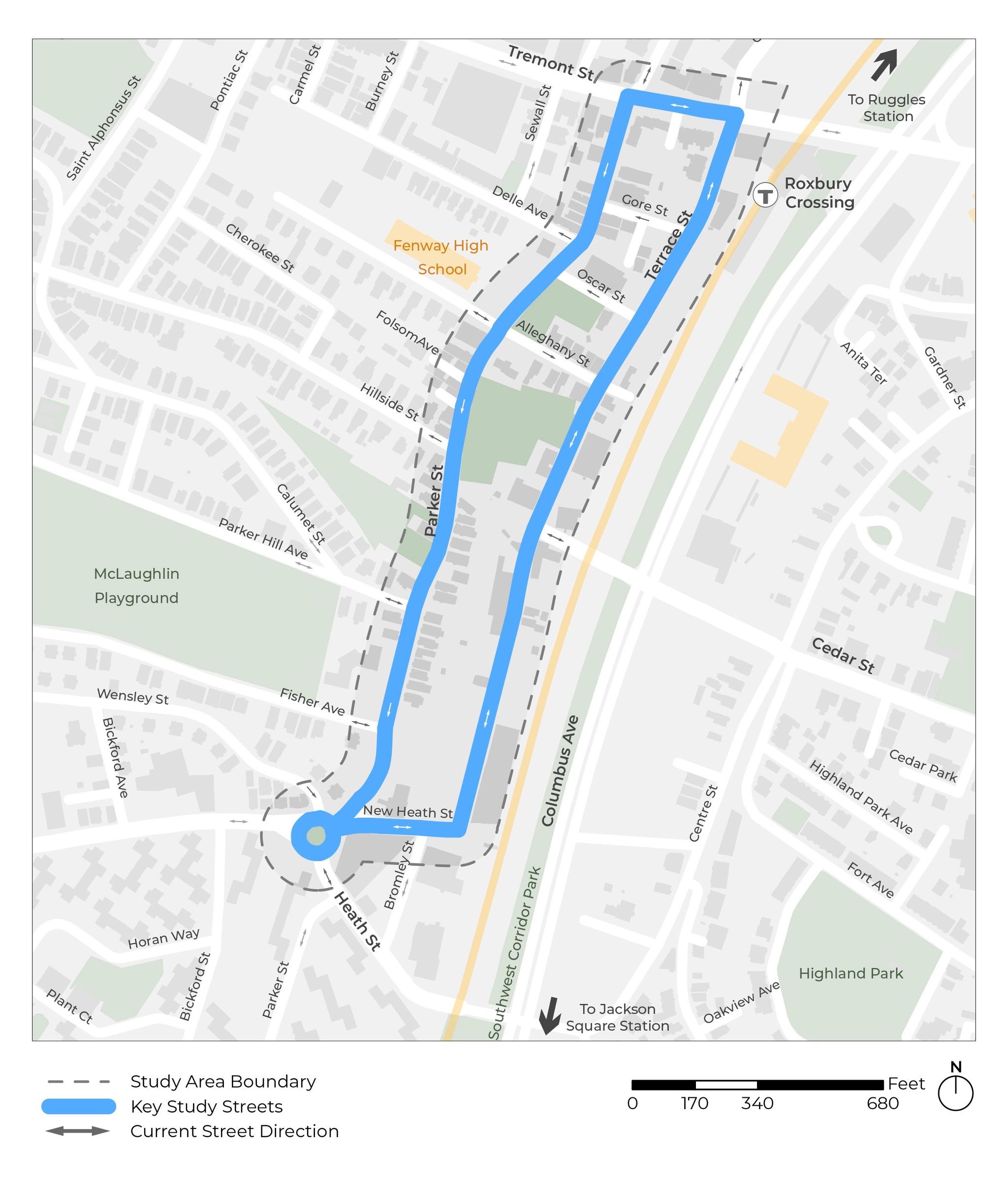 Mission Hill Transportation Project Map