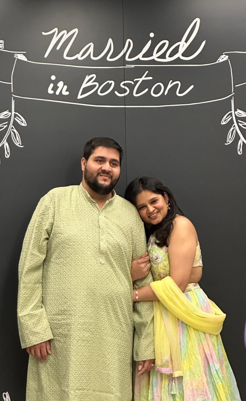 Himanshu Patel and Kelvina Pethani