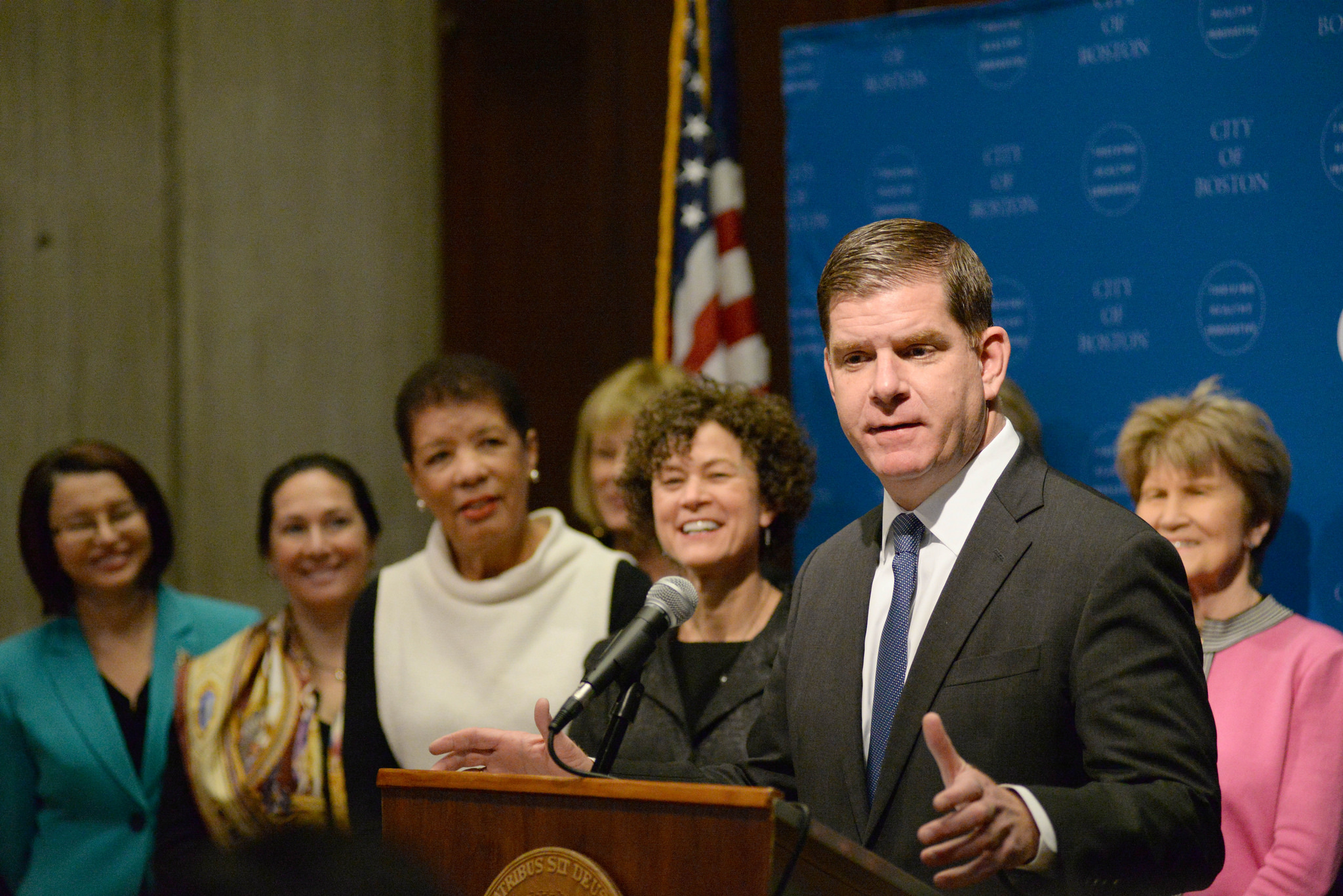 Image for mayor walsh wage gap press conference 