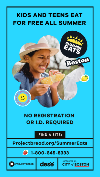 Kids and Teens eat free all summer 