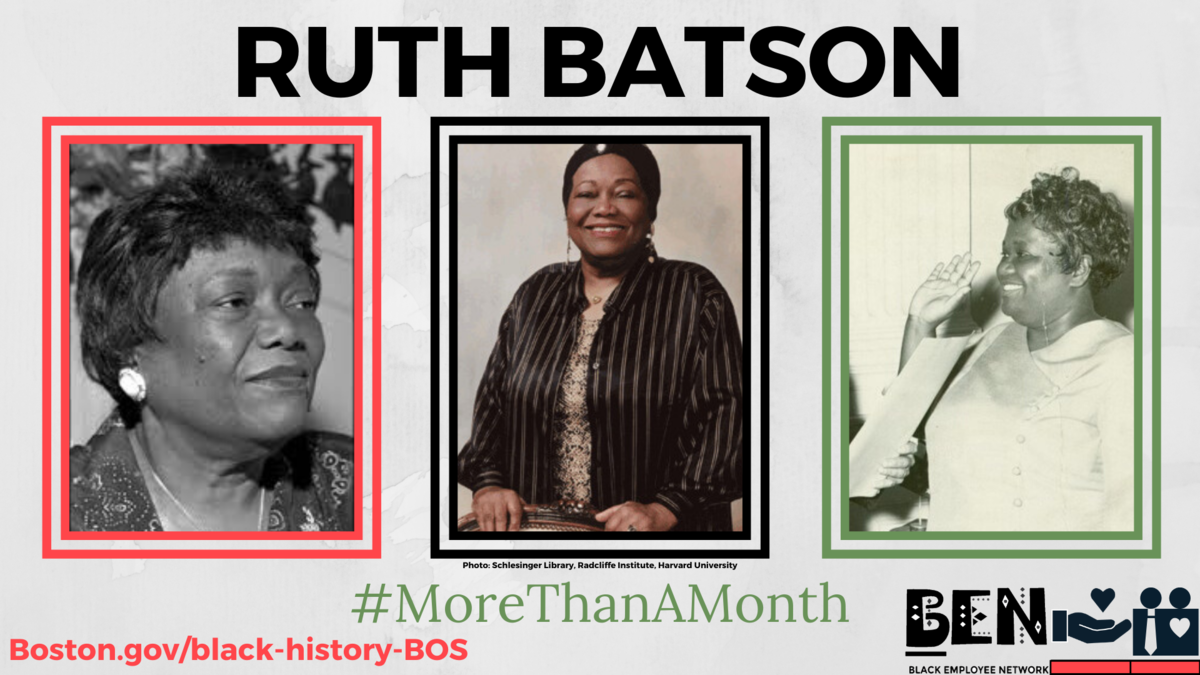 Ruth Batson Flyer