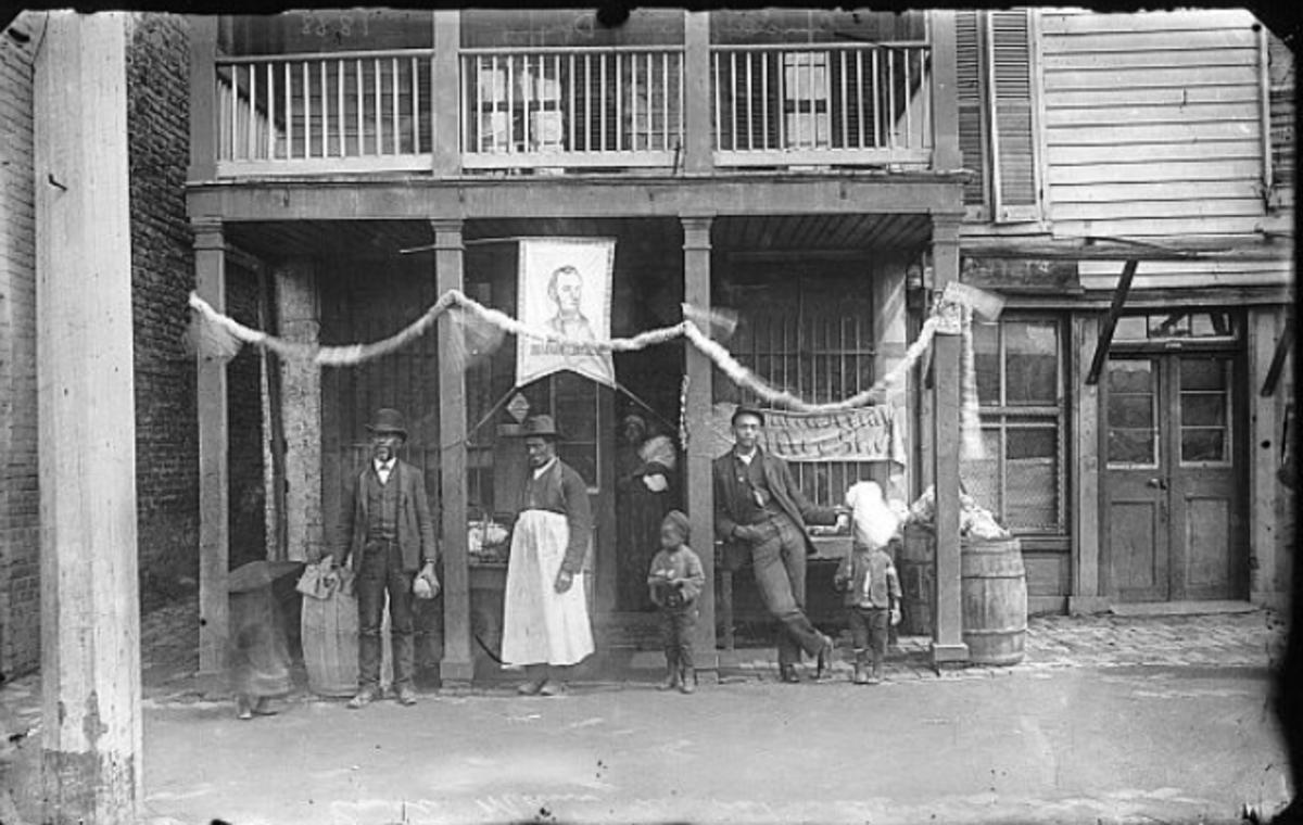 Emancipation Day, 1888--East Main Street near 21st Southside, Richmond, VA,  Valentine Richmond History Center 