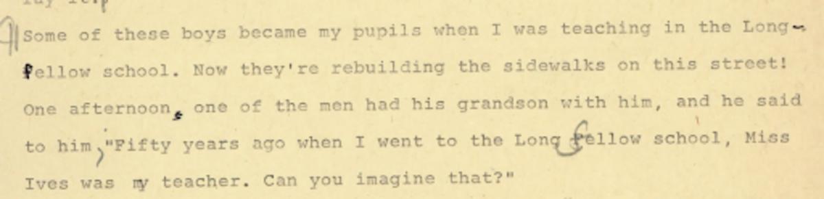 Miss Ives Oral History 3