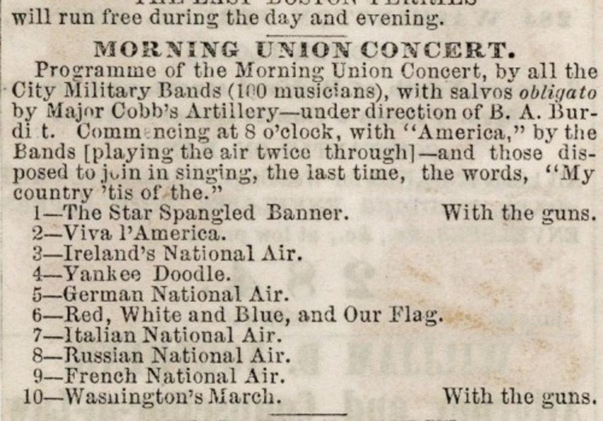 Concert program from July 4, 1861 scrapbook, City Council Committee on Celebrations, Collection 0140.013, 