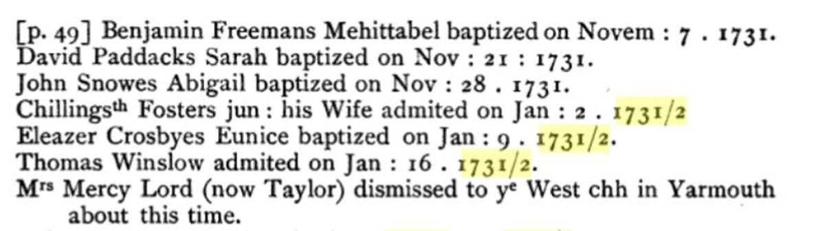 Brewster records in The Mayflower Descendant: A Quarterly Magazine of Pilgrim Genealogy and History, Volume 6
