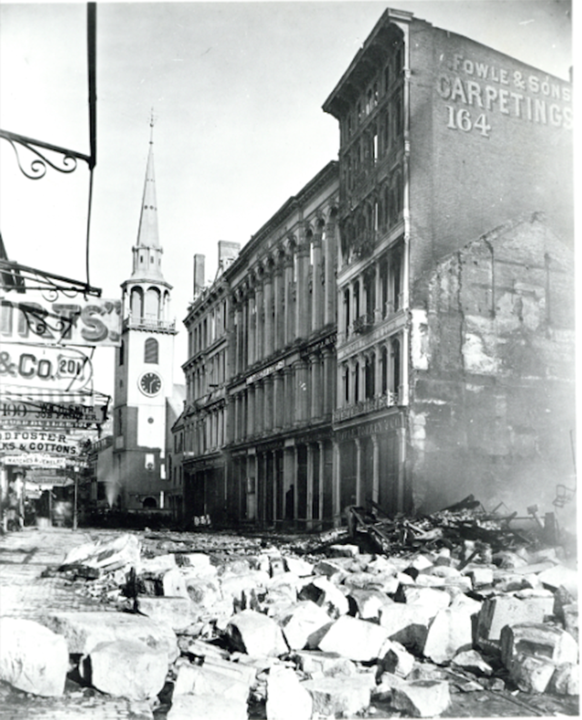 Great fire in Boston