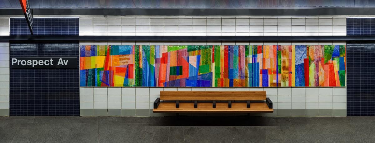 Photo of DURATION 2017 by Monika Bravo; 2017, Prospect Ave station Brooklyn, NY, courtesy of the artist.