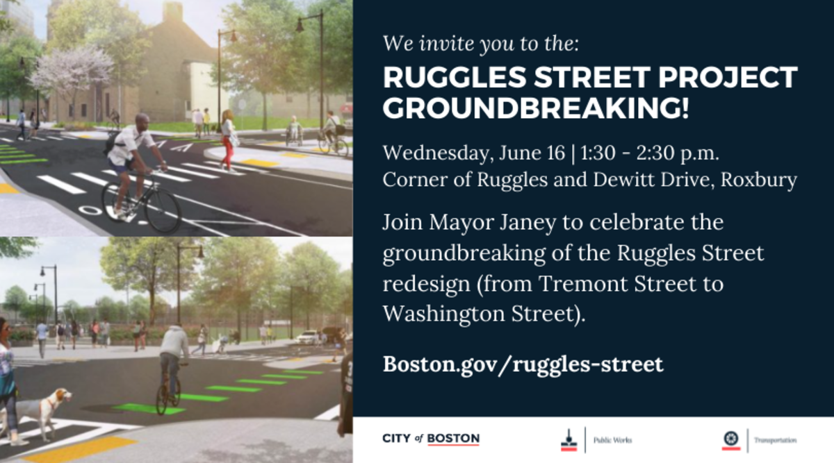 Ruggles Street Groundbreaking Flyer