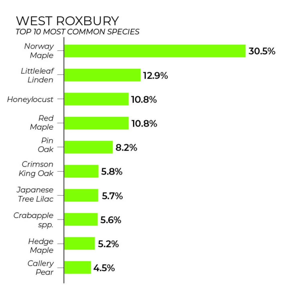 West Roxbury tree inventory