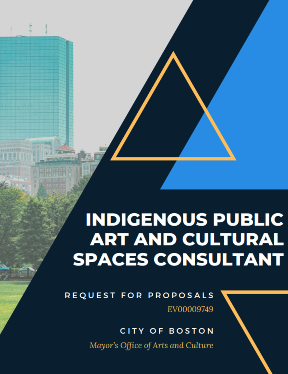 Indigenous public art rfp cover