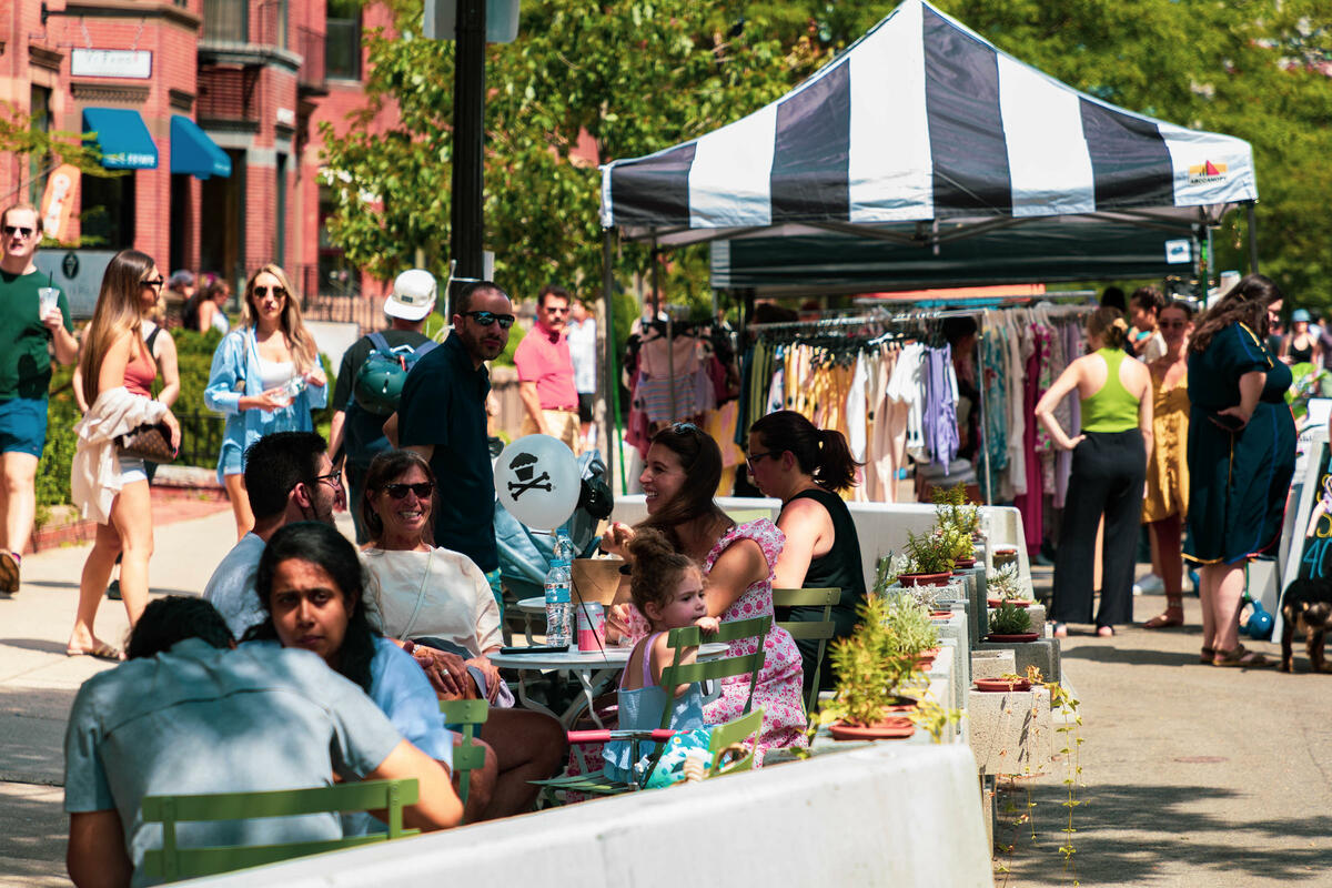 Patrons at a recent Open Newbury event