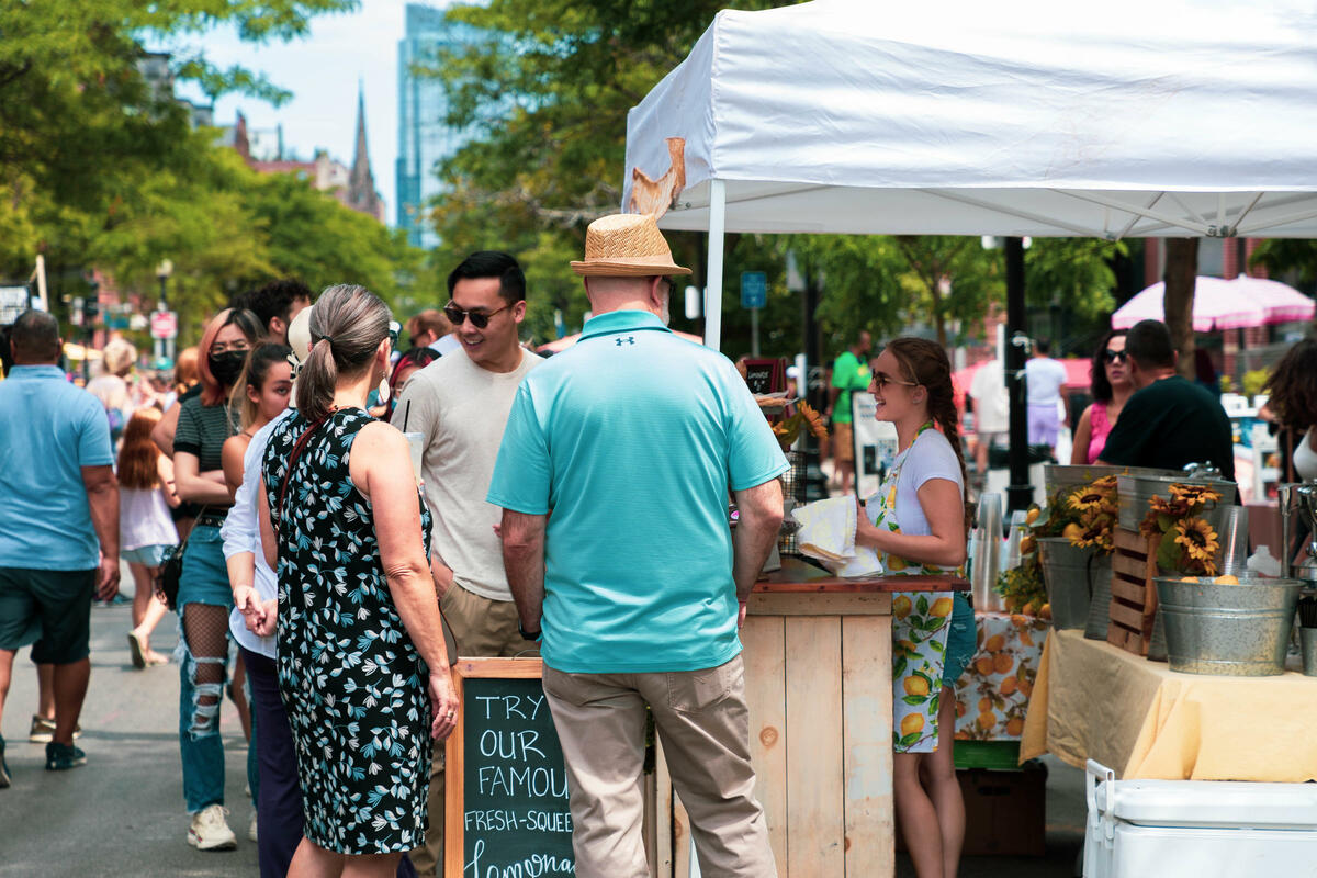 Patrons at a recent Open Newbury event