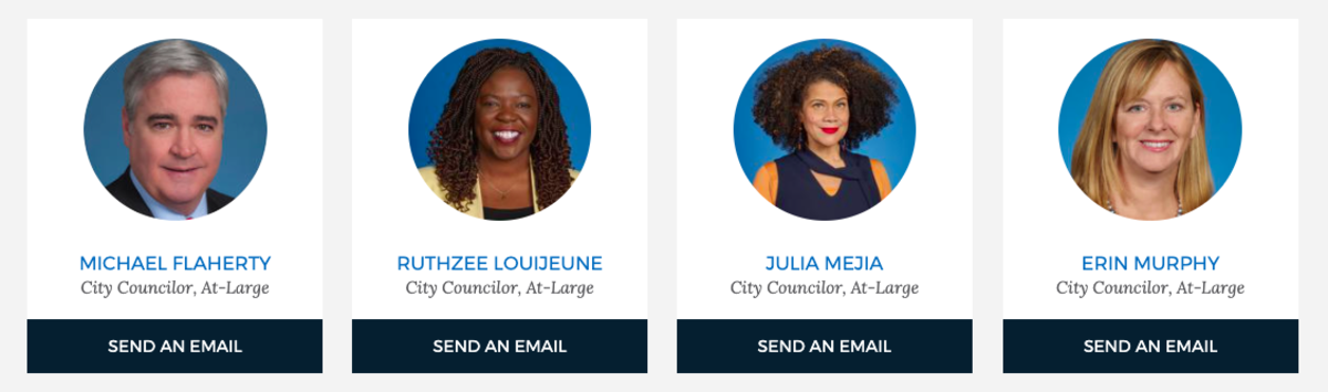 Headshots of City Councilors
