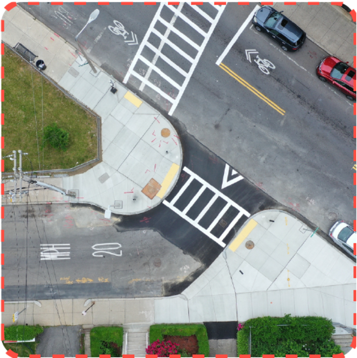 Crosswalk 'daylighting'