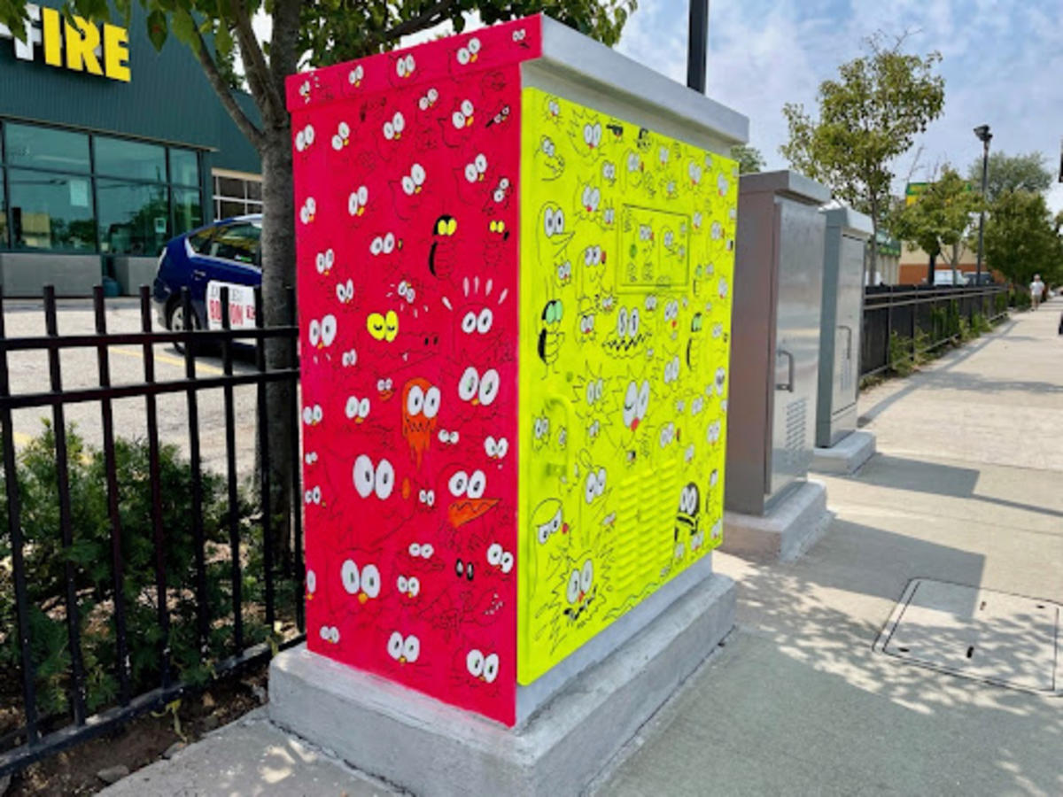 Red and Yellow PaintBox by Ansis Purins