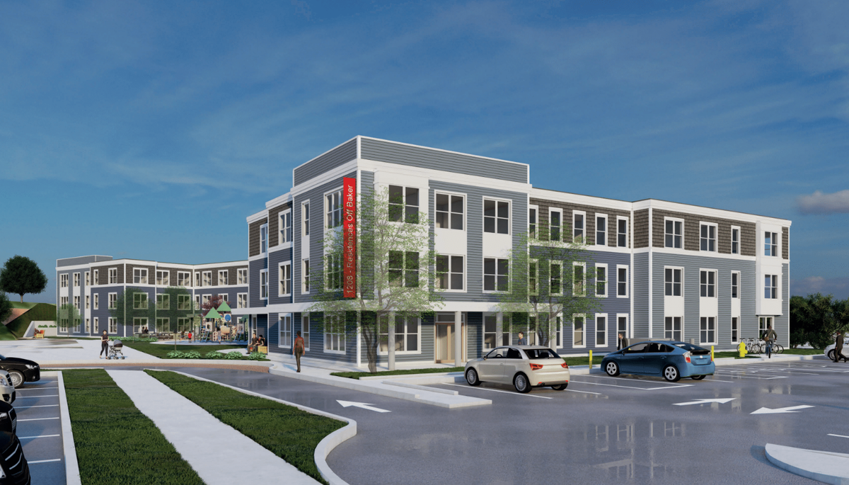 A rendering of Residences Off Baker