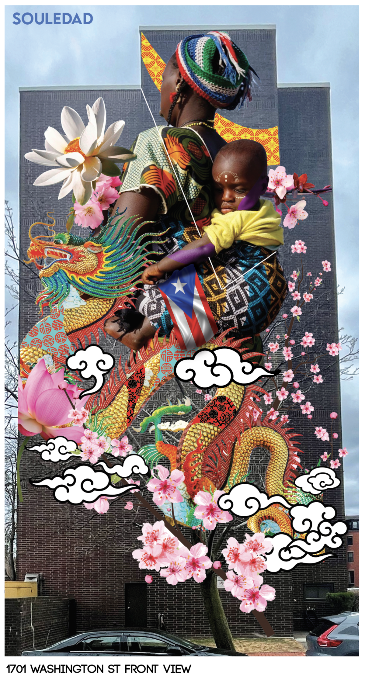 Final design of Soueldad mural