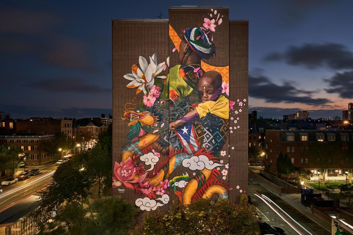 "Souledad" by Victor "Marka27" Quiñonez at Washington Manor in the South End