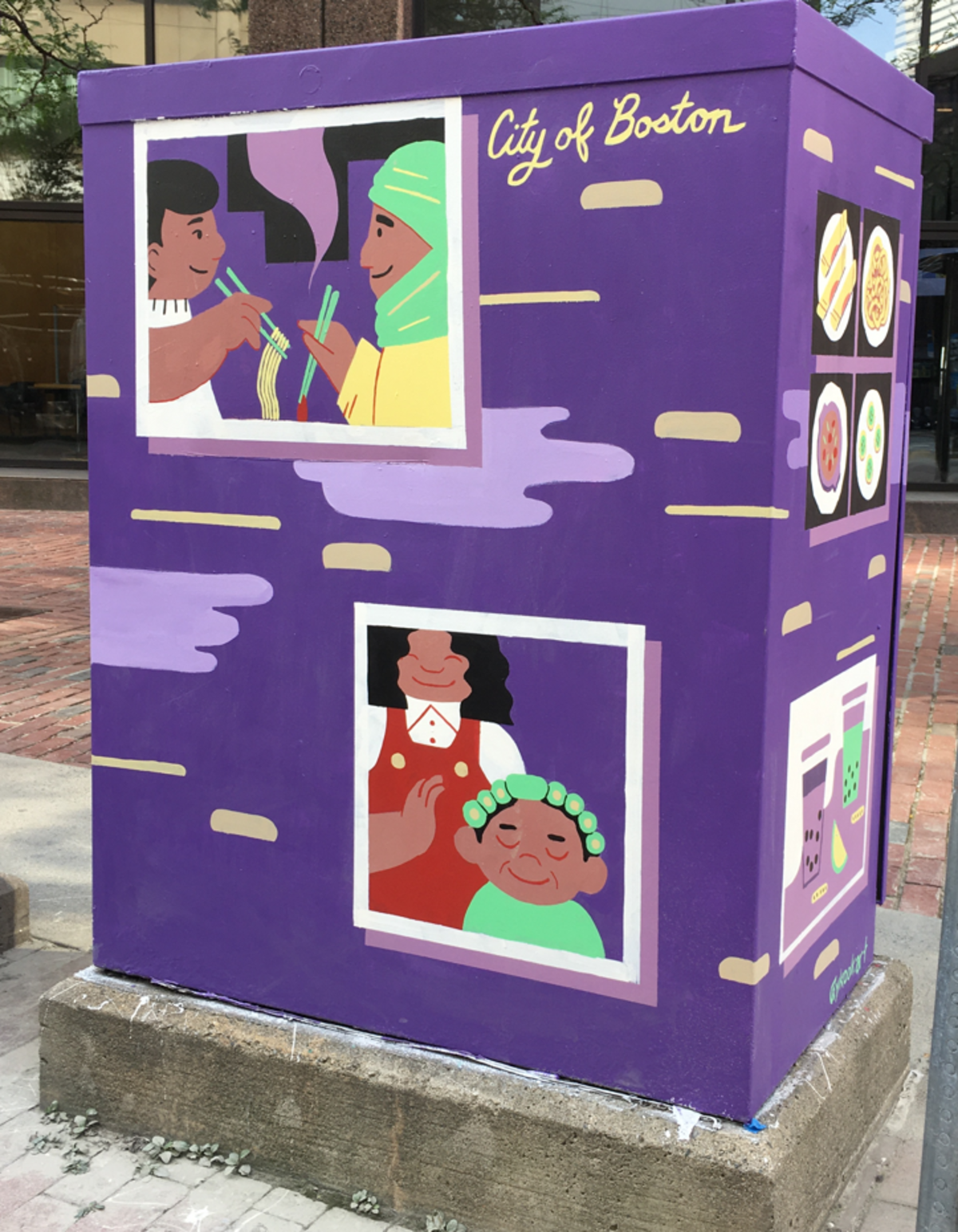 PaintBox by Yuko Okabe, 711 Washington Street in Chinatown