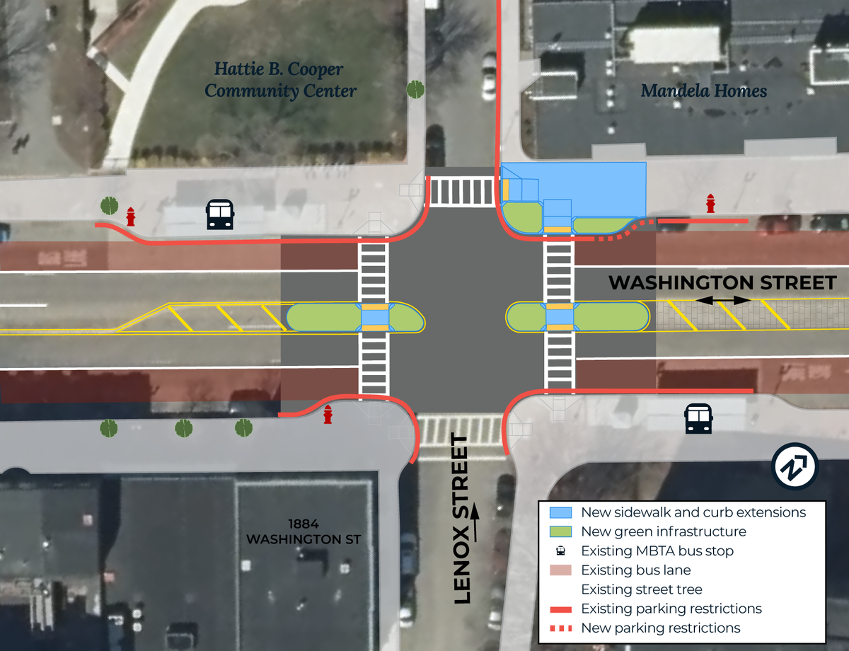 2022-06 Northampton and Harrison improved crossing