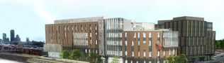 Rendering of Boston Arts Academy at 174 Ipswich Street, Boston