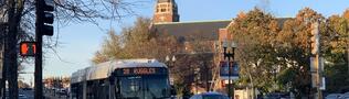 The Ruggles bus route