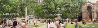 Copley Square revitalization rendering